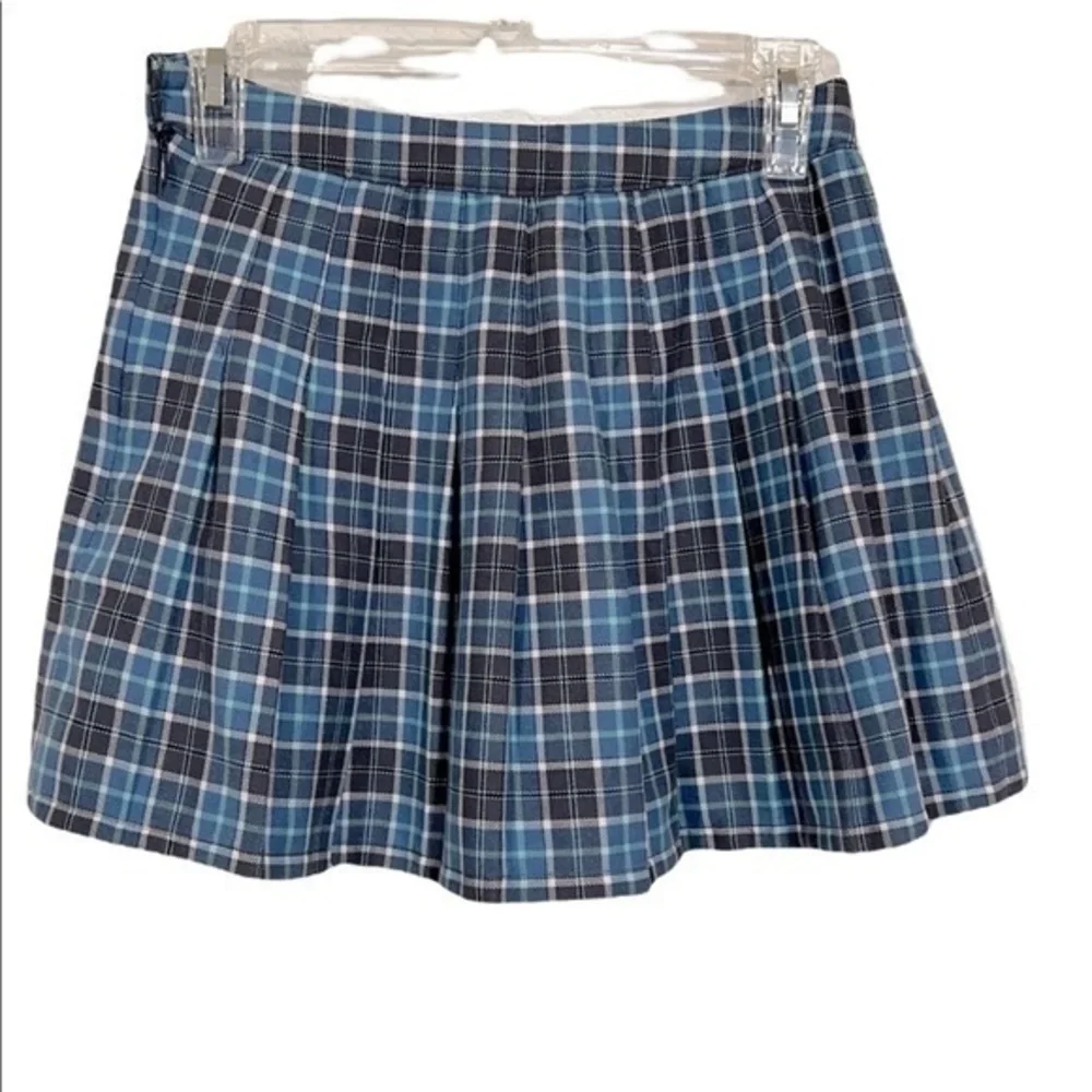 Aeropostale Plaid Pleated Micro Mini Skirt Size XS